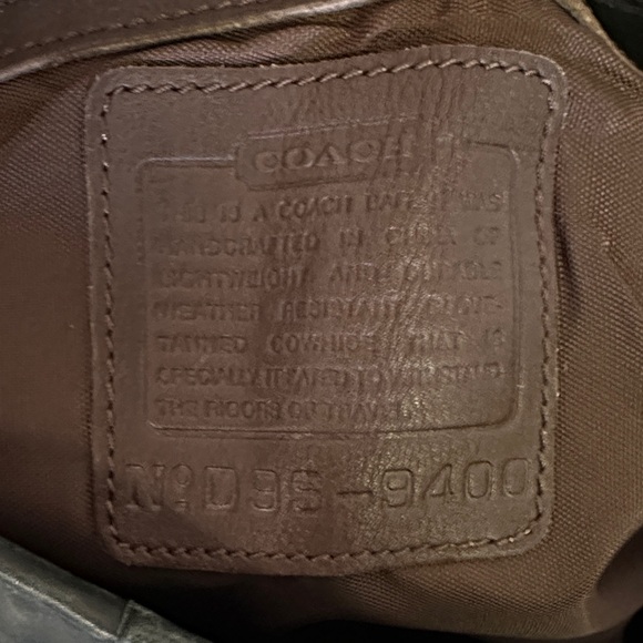 Coach Black leather laptop business shopper tote - Picture 2 of 9